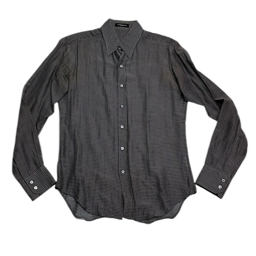 CoSTUME  NATIONAL HOMME Houndstooth Dress Shirt